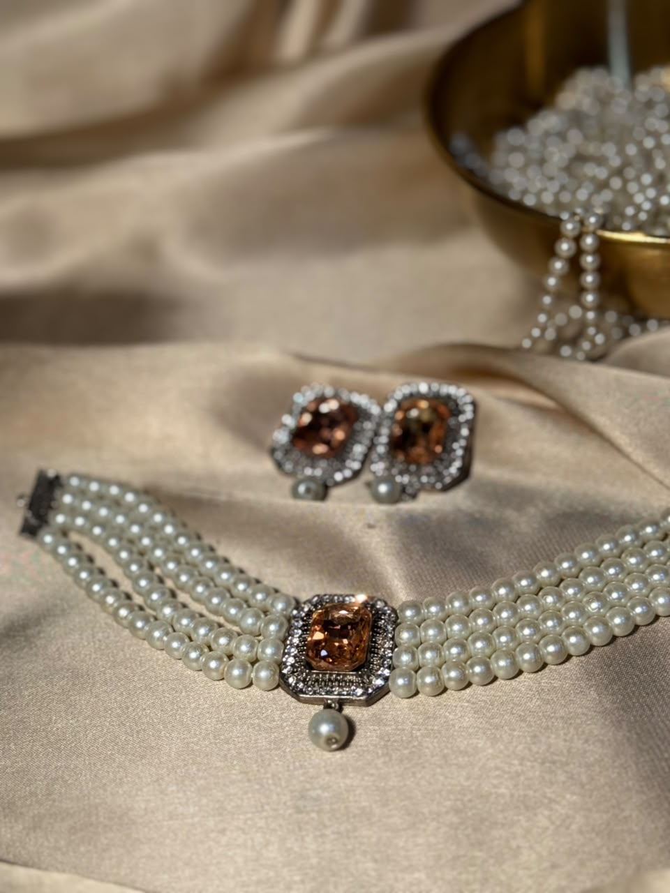 Pearl Set (Yellow - Champagne)