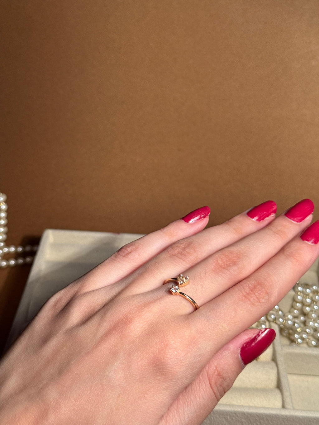 Heart Gold ring