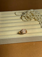 Gem Ring Gold - Pink