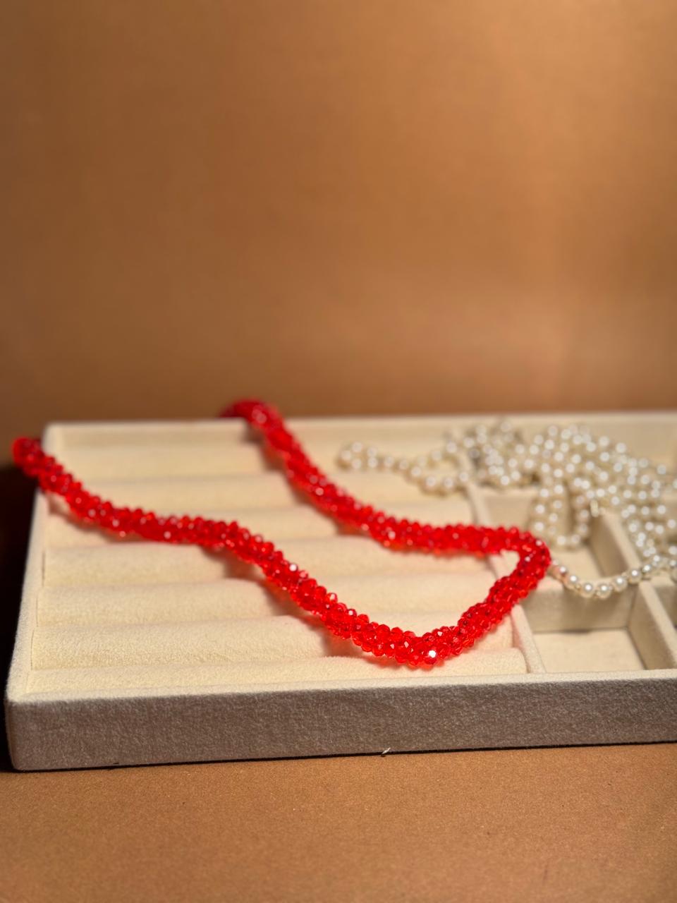 Crystal Chain - Red