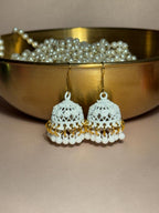 Ruhi jhumki - White