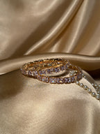Prism bangles Gold - White  (kids collection)
