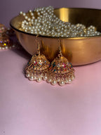 Meena karri antique Earrings - Multicolor Holographic