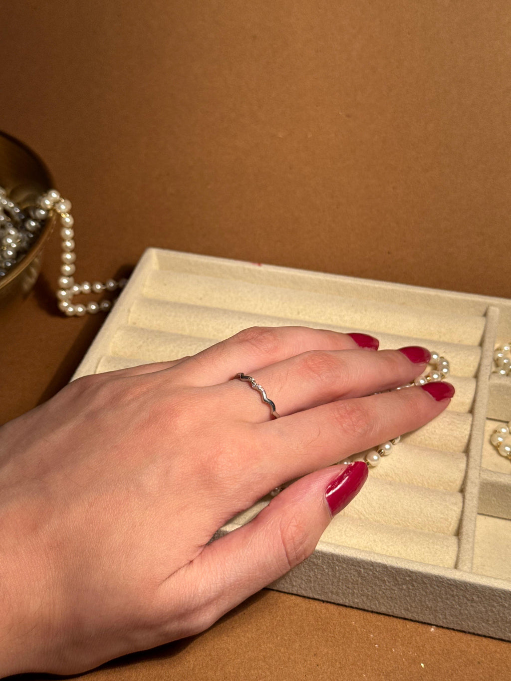 Swirl Silver Ring