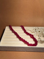 Crystal Chain - Maroon