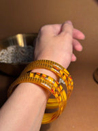 Sunshine Gulnaz bangle - Black n Red
