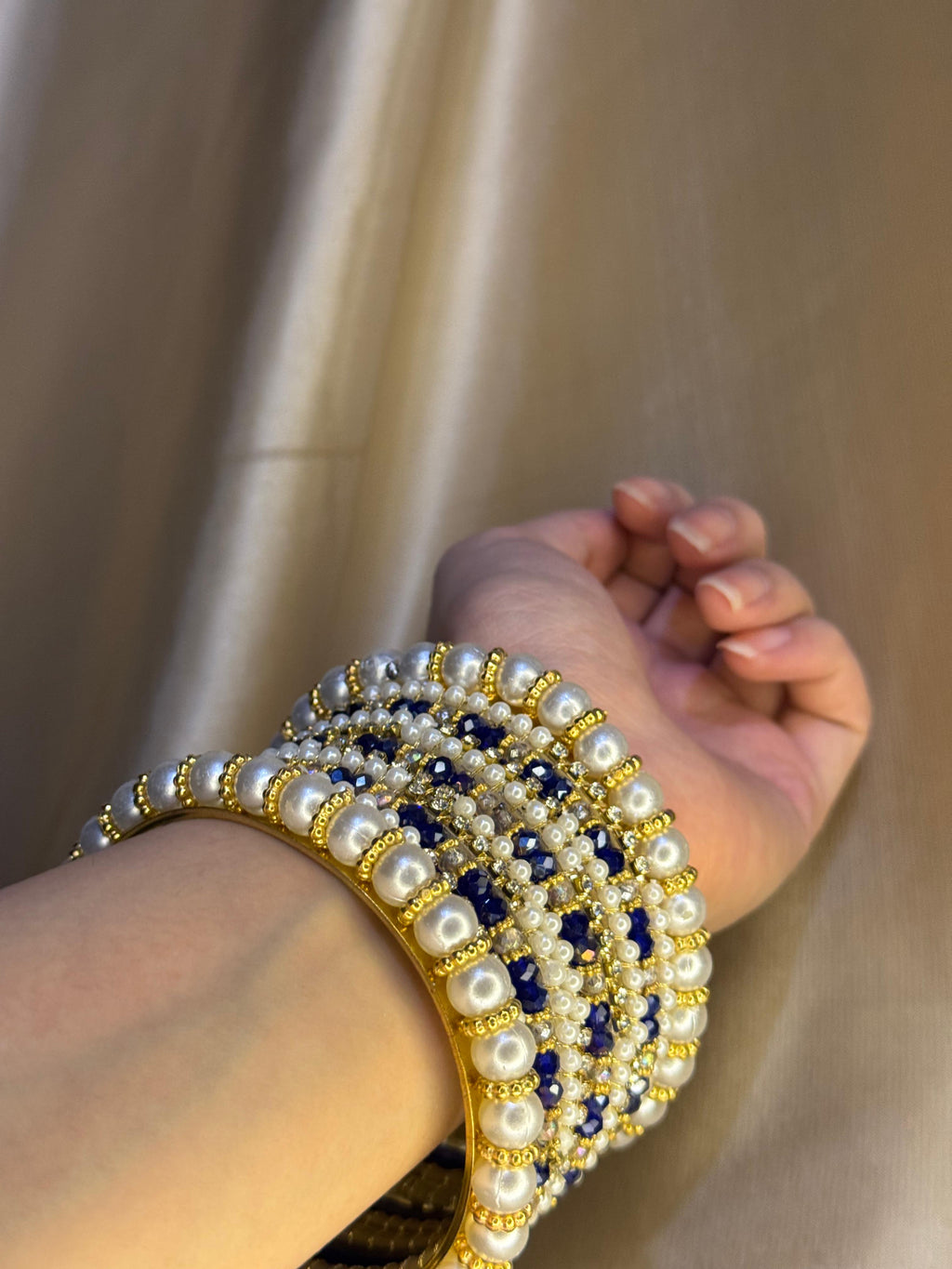 Moti Rani bangles - Blue