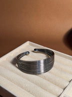 Celeste Cuff (bracelet) - Charcoal