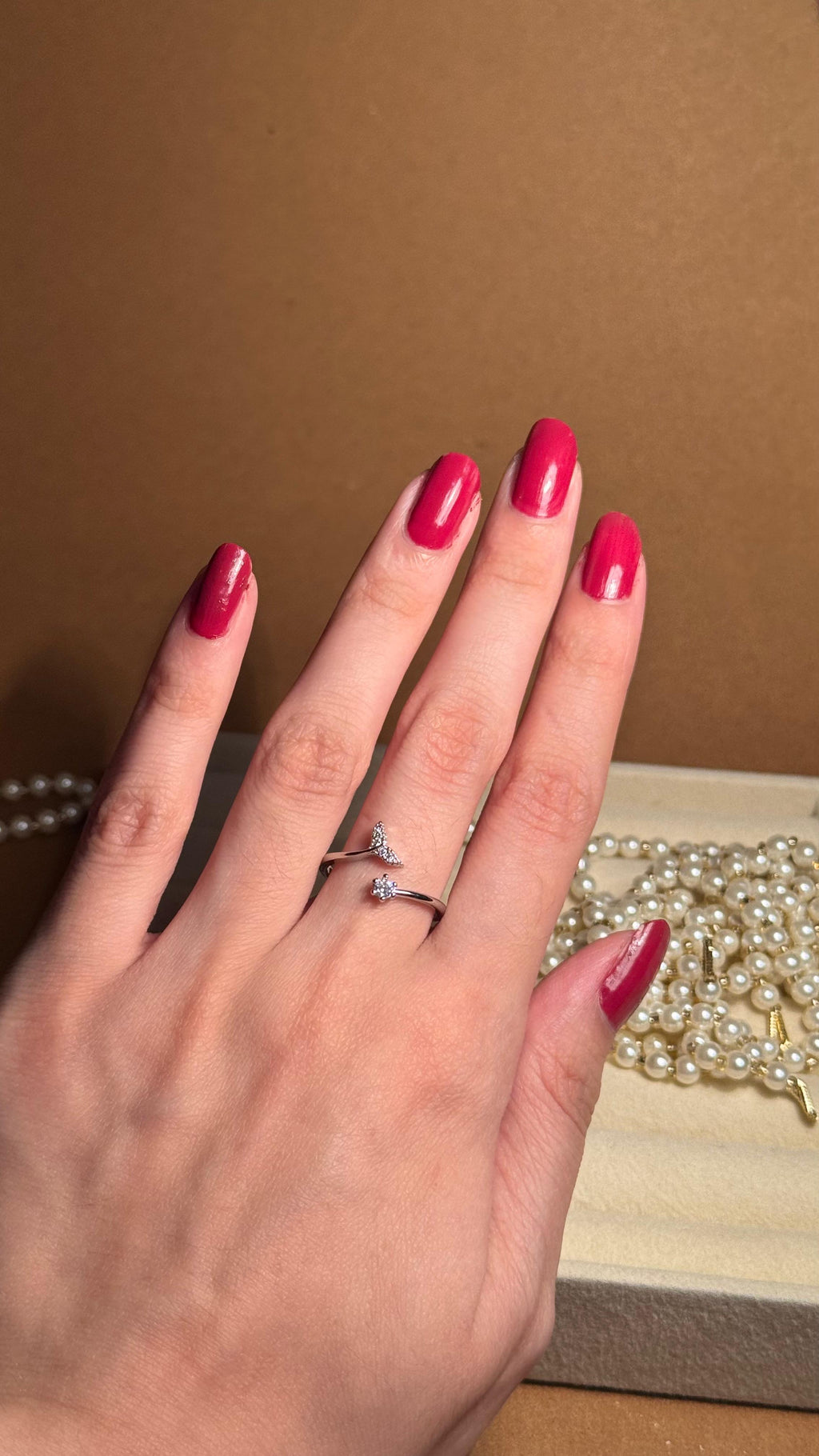 Mermaid silver ring