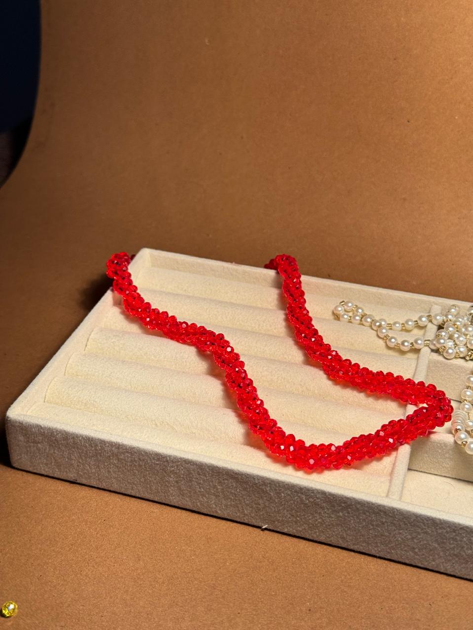 Crystal Chain - Red