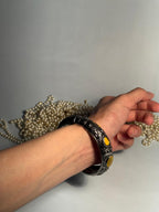 Silver Cuff (bracelet) - Yellow