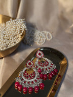 Nilofer Earrings - Red