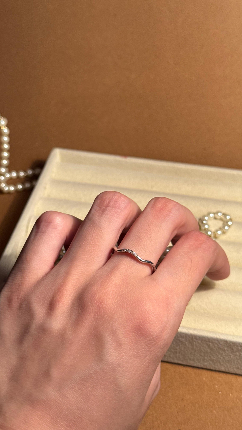 Dotted Silver Ring