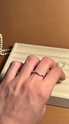Dotted Silver Ring