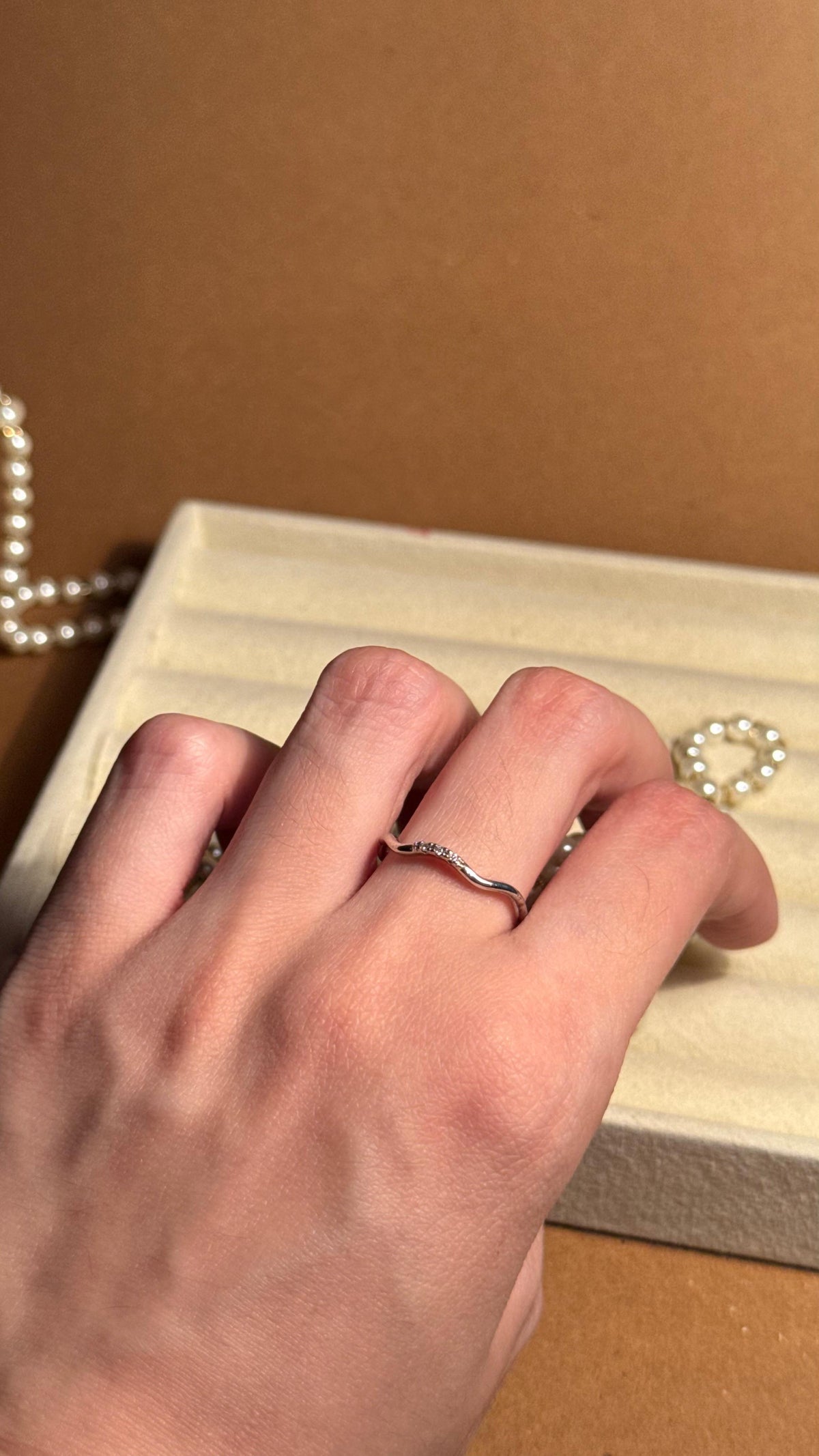 Dotted Silver Ring
