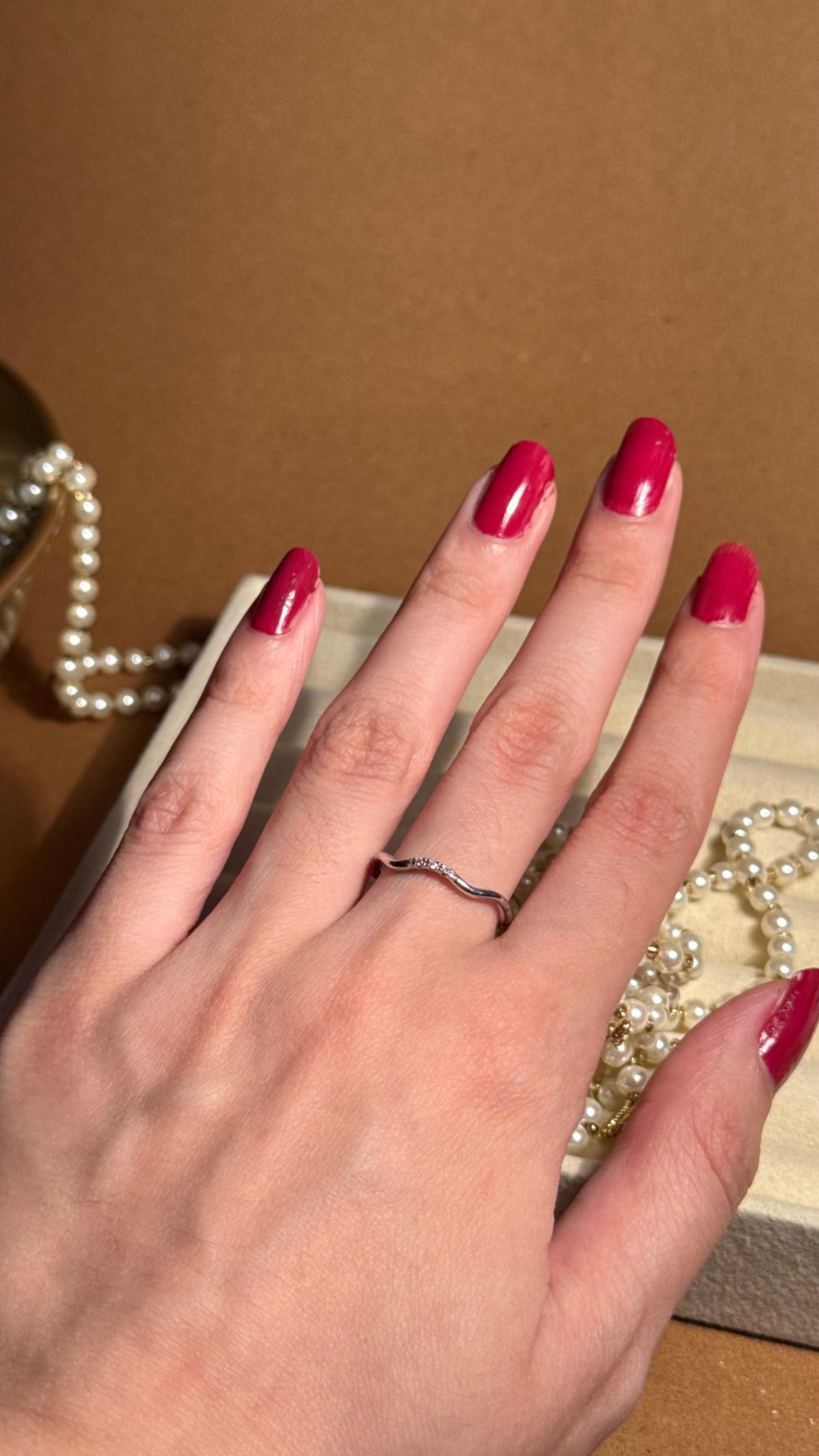 Dotted Silver Ring