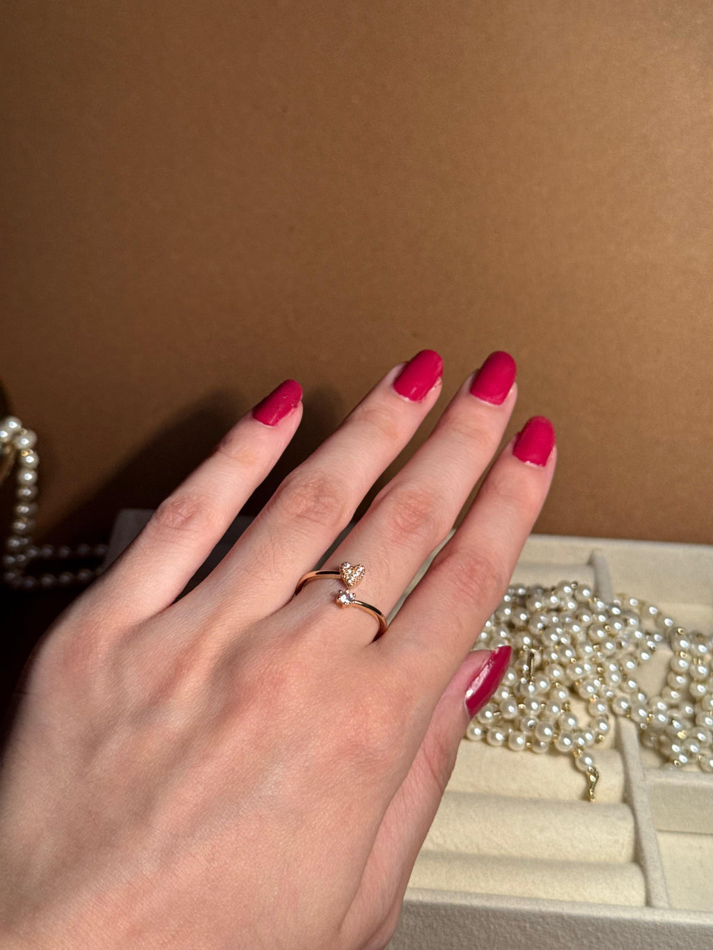 Heart Gold ring