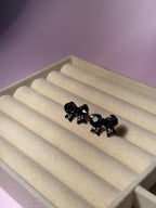 Bow Ties Studs - Black