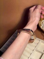 Square Steel Bangles - Multi