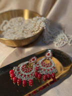 Nilofer Earrings - Red
