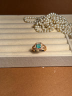 Gem Ring Gold - Turquoise