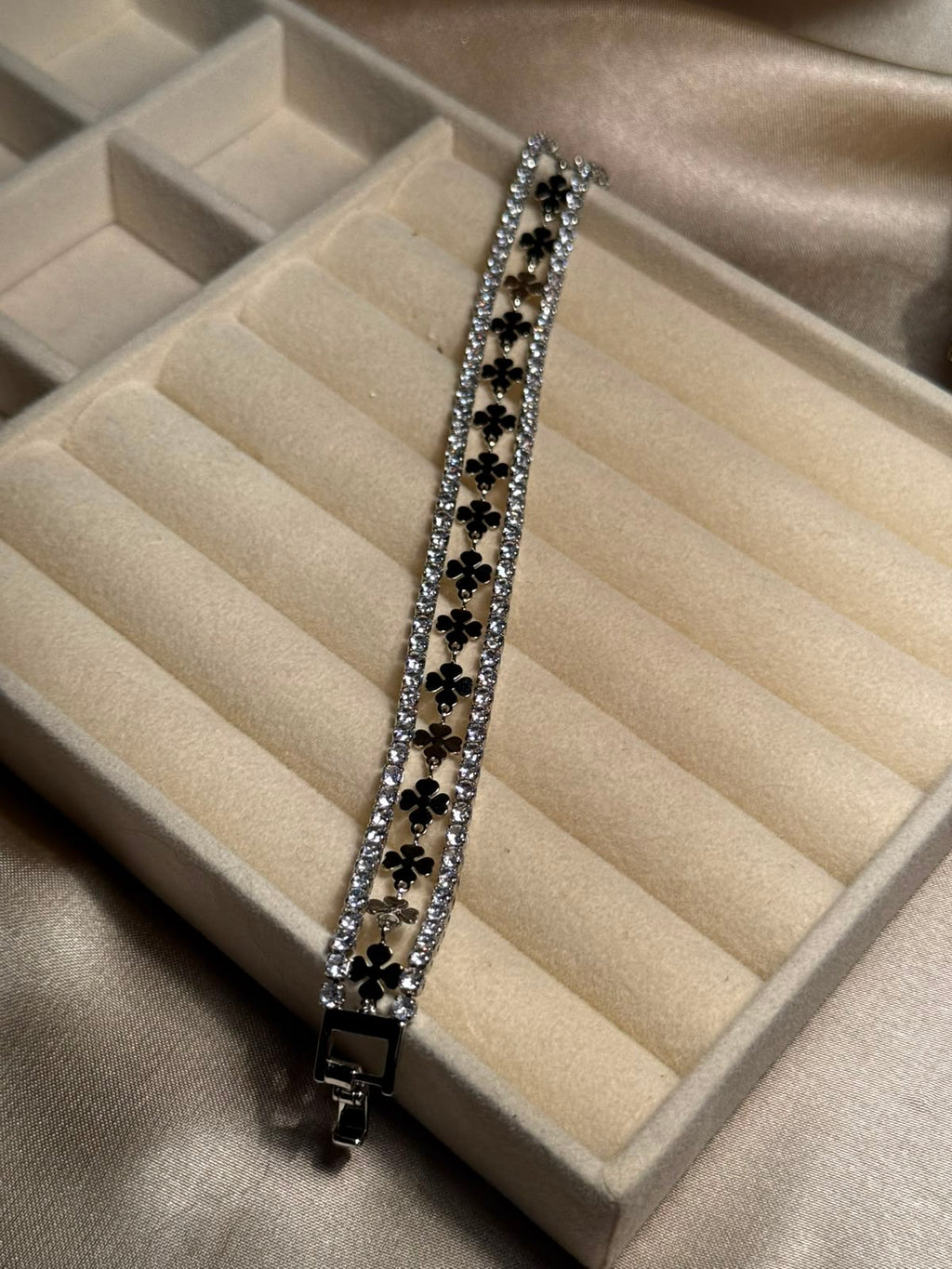 Silver Petal Bracelet