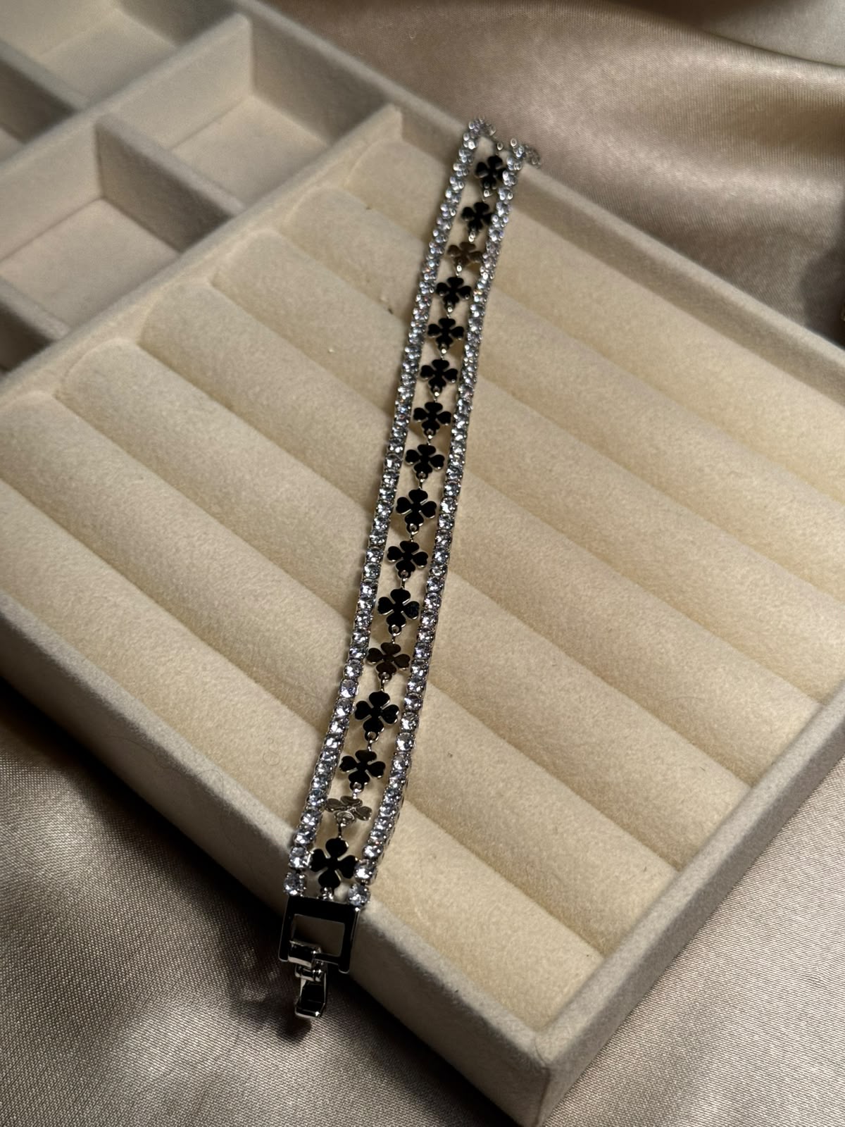 Silver Petal Bracelet