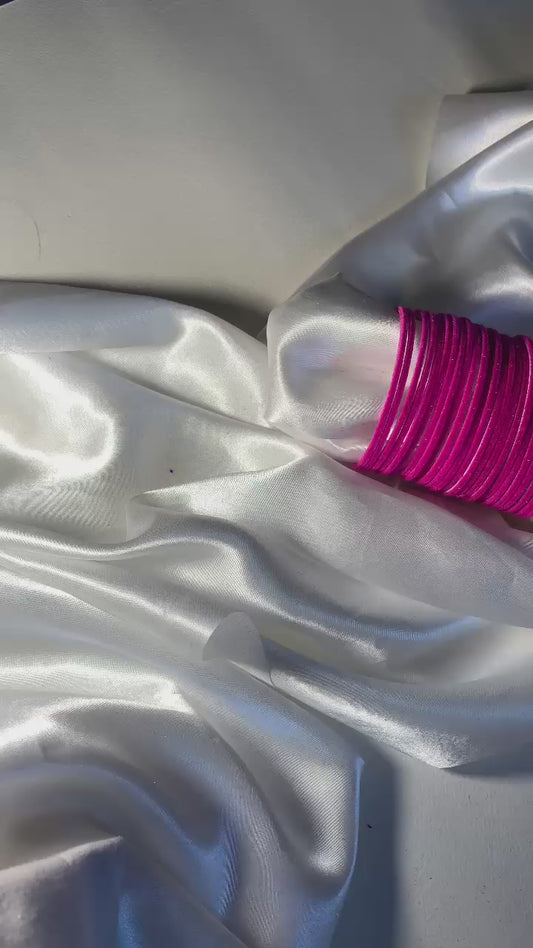 Velvet Bangles - Dark Pink