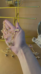 Patang (pink purple and gold) and saharay bundle