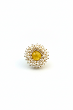 Noor moti angoothi - White Gold