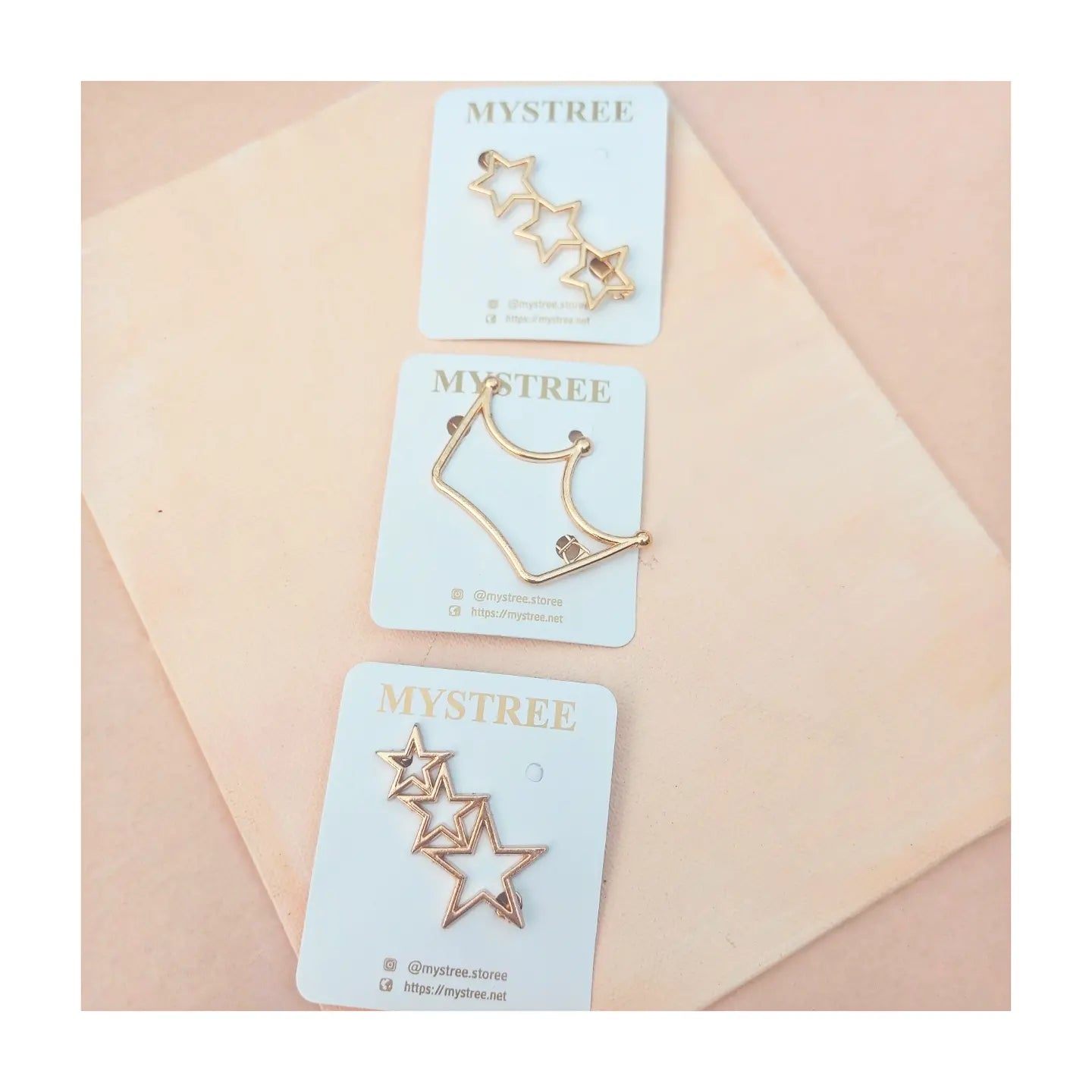 HS- 02 Metal Gold Pins