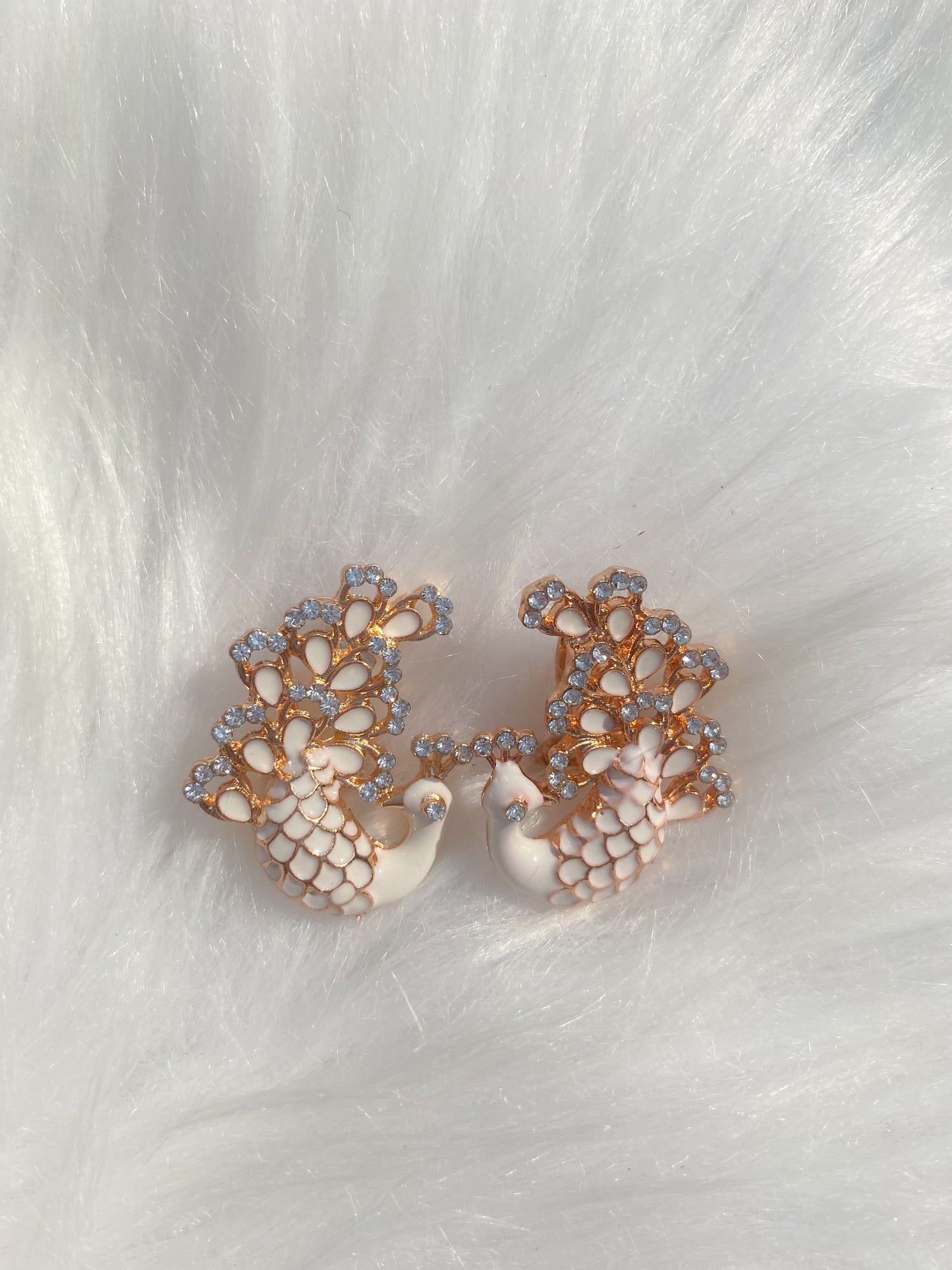 NF-1-156 Peacock Earrings