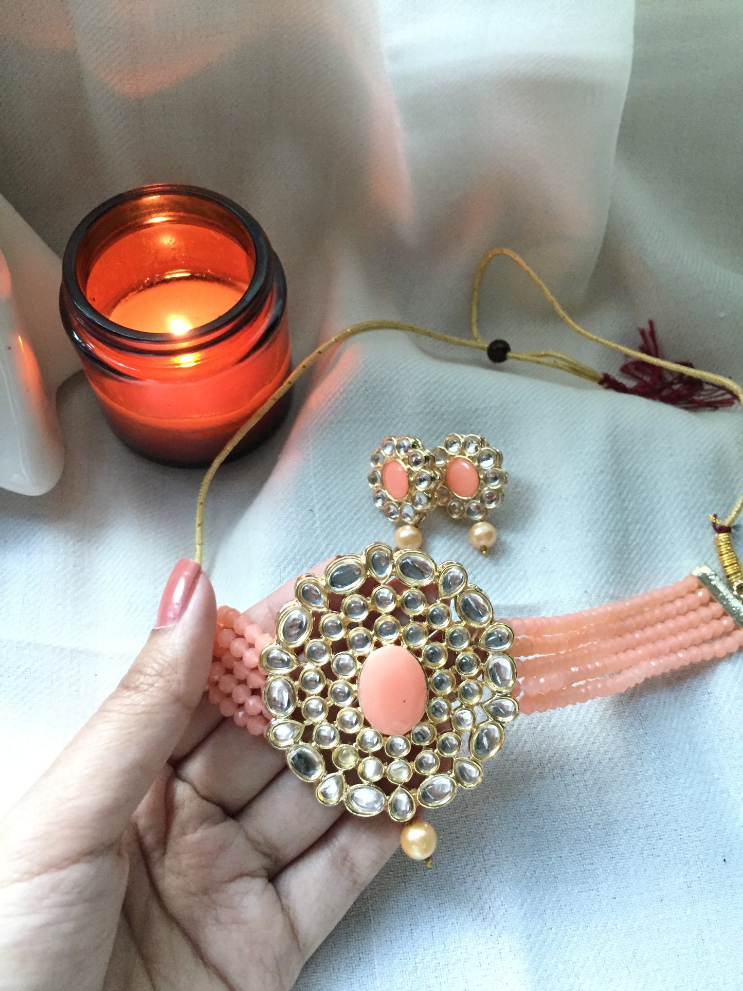 CSS-14 Kundan  Kali- Peach