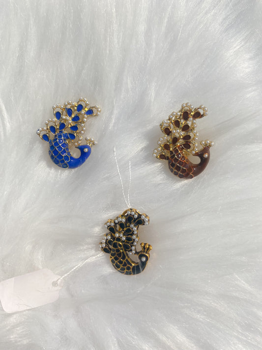 NF-1-156 Peacock Earrings
