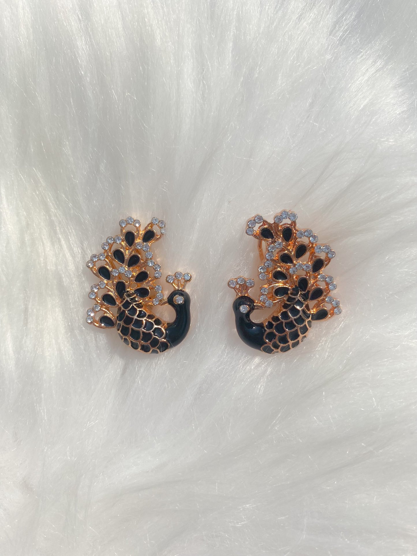 NF-1-156 Peacock Earrings
