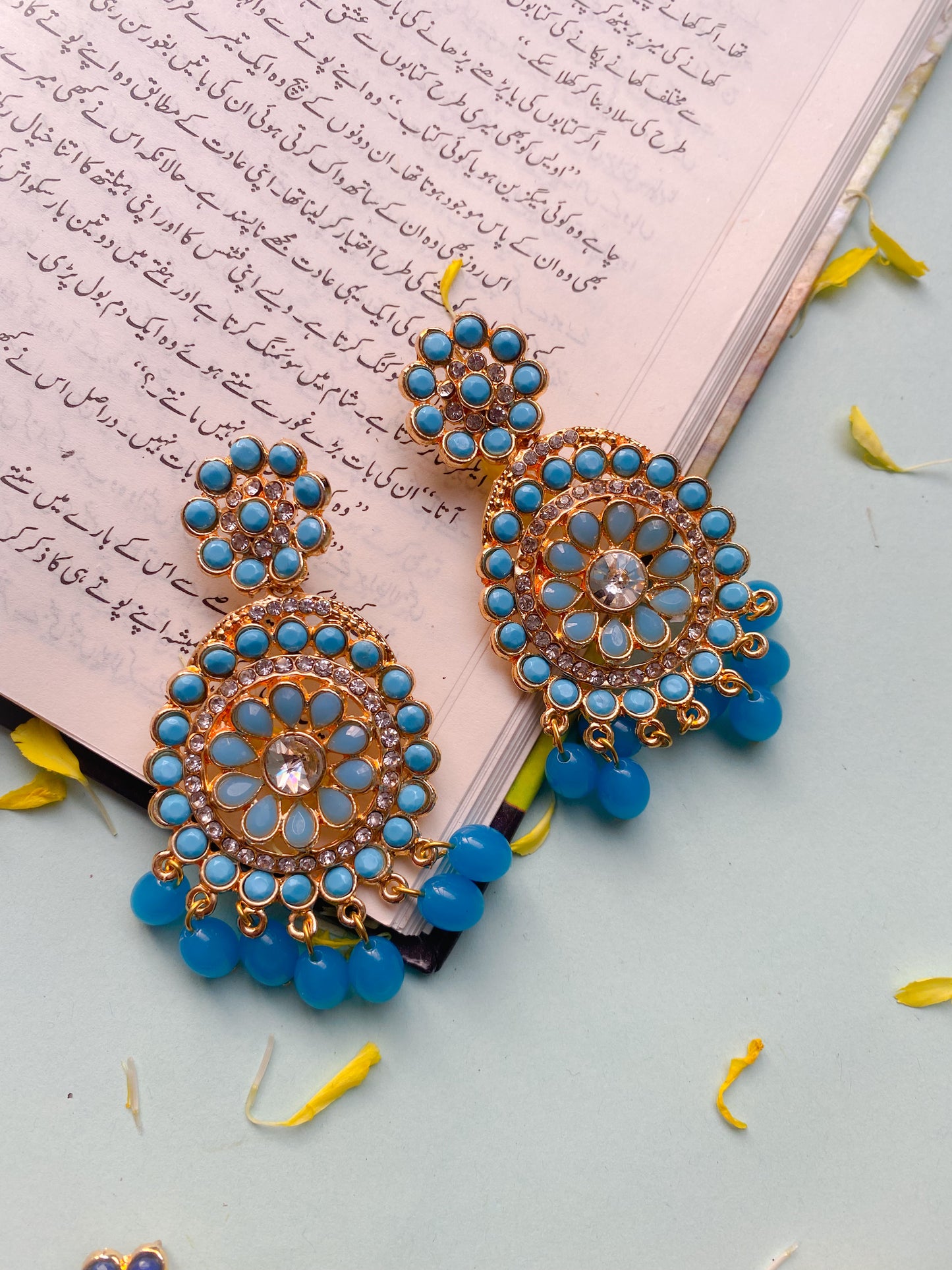 EF-24 Mah-e-noor Earrings - 9 Colors