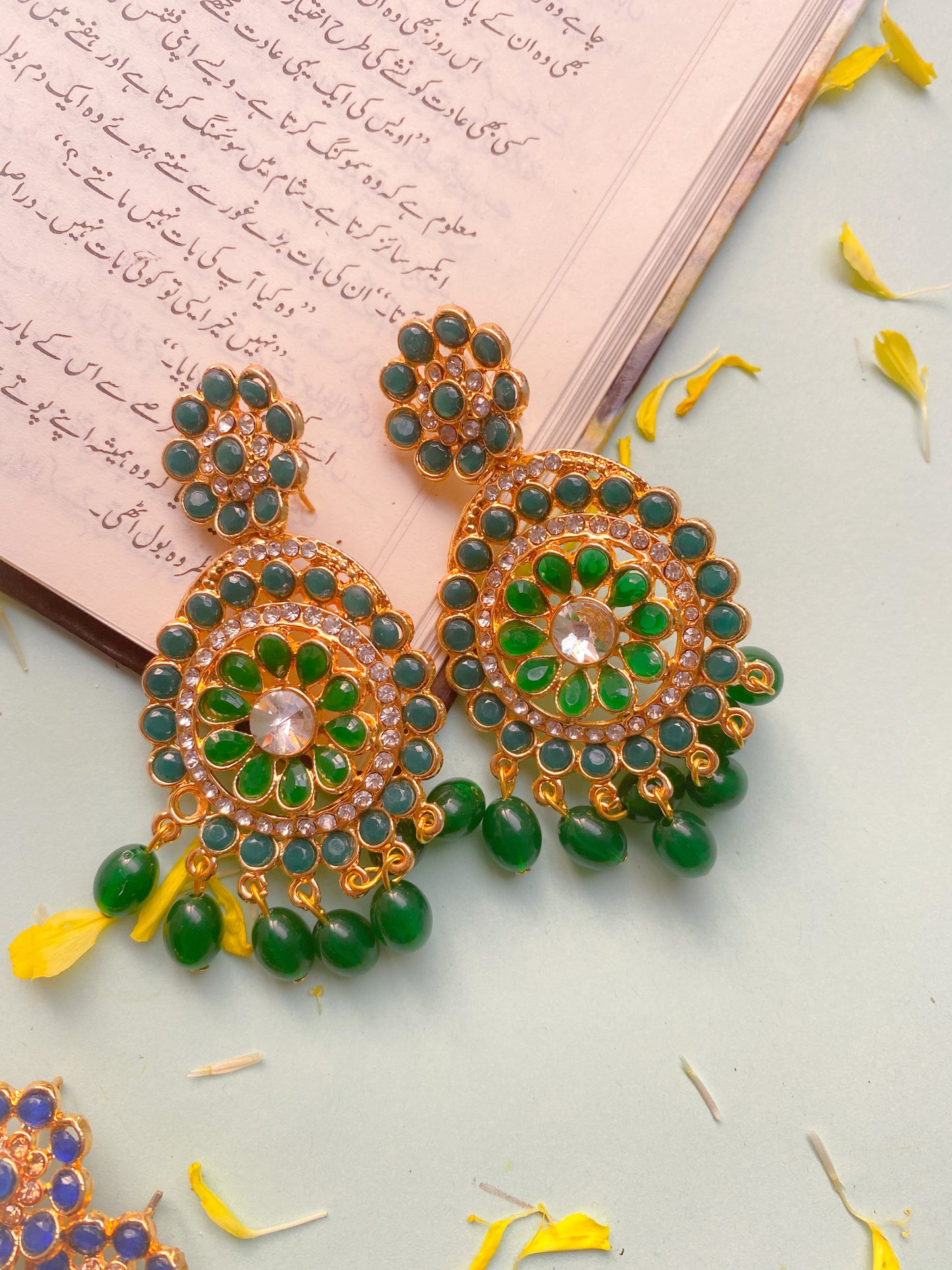 EF-24 Mah-e-noor Earrings - 9 Colors