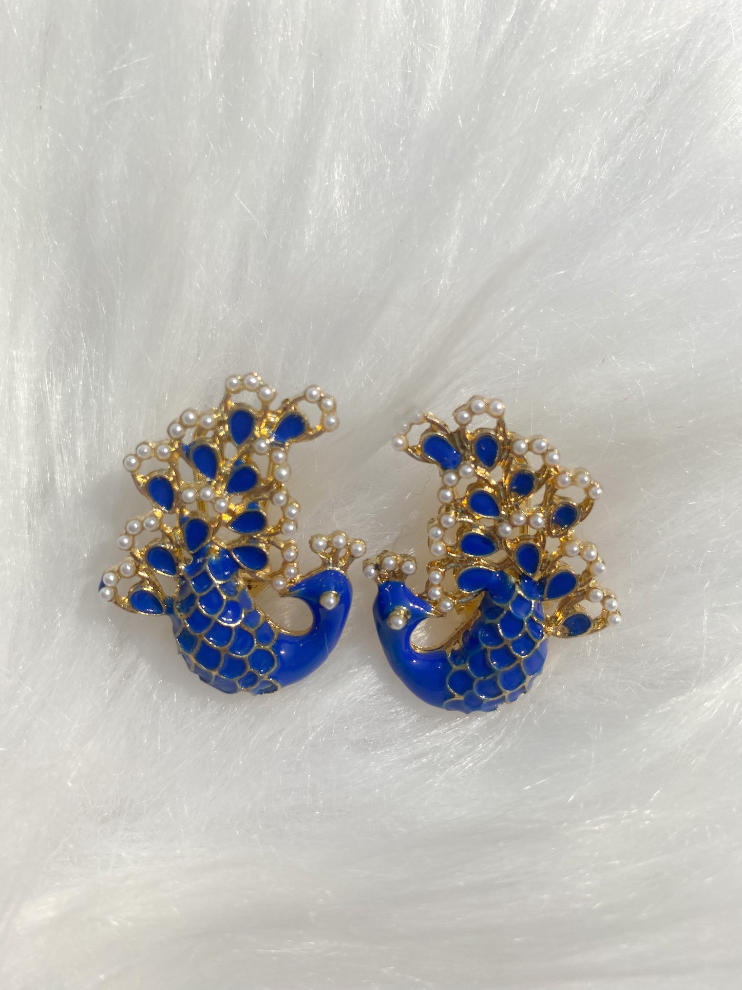 NF-1-156 Peacock Earrings