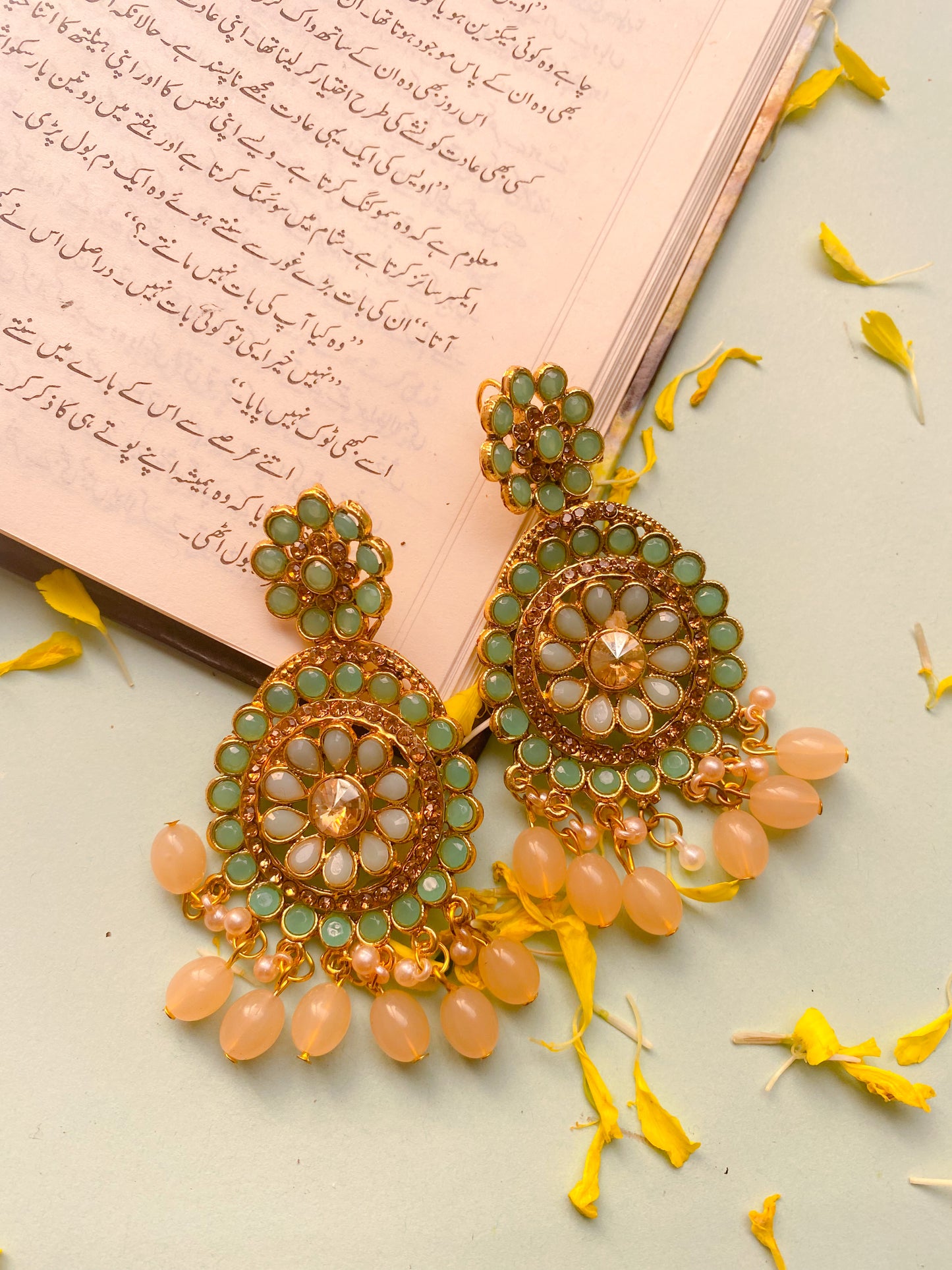 EF-24 Mah-e-noor Earrings - 9 Colors